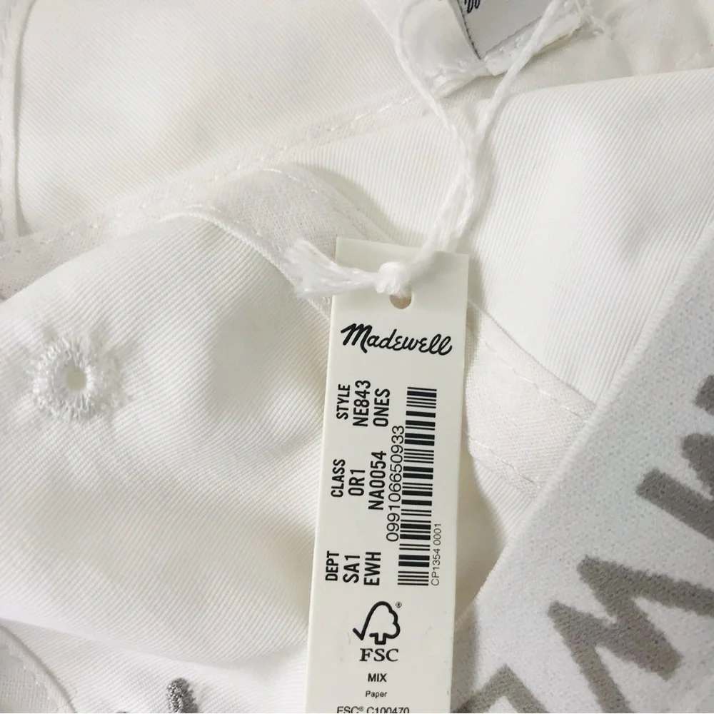 New! Madewell MWL (Re)sourced Athletic Baseball Cap Hat